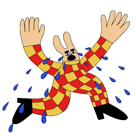 Sad Art Sticker